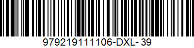 Barcode cho sản phẩm Giày chạy bộ XTEP  Nam 979219111106 Đen xanh lá